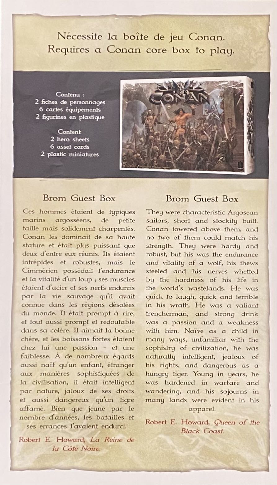 Conan: Brom Guest Box  board game collectible [Barcode 3770000010619] - Main Image 2