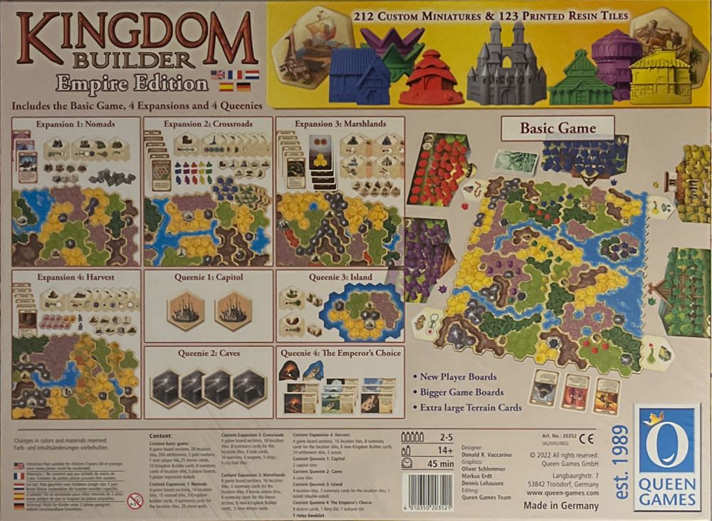 Kingdom Builder: Empire Edition  (2-5) board game collectible [Barcode 4010350203521] - Main Image 2