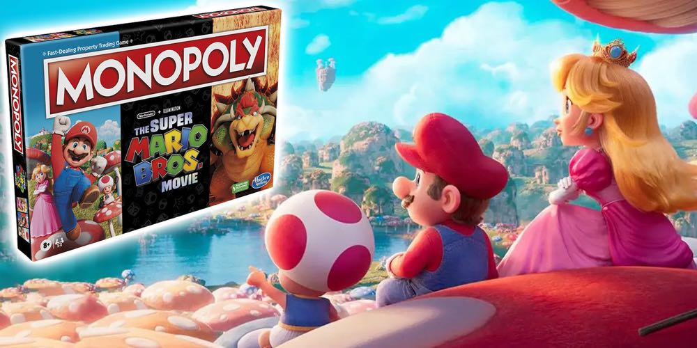 Monopoly The Super Mario Bros. Movie Edition Kids Board Game | Family Games For Super Mario Fans | Includes Bowser Token | Ages 8 | 2-6 Players  (2-6) board game collectible [Barcode 195166214535] - Main Image 4