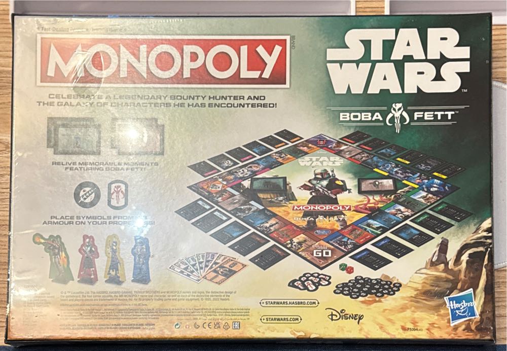 Star Wars : Boba Fett : Monopoly   board game collectible [Barcode 5010994118976] - Main Image 2