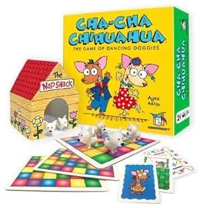 Cha-Cha Chihuahua: The Game of Dancing Doggies  (2-4) board game collectible [Barcode 759751004224] - Main Image 2