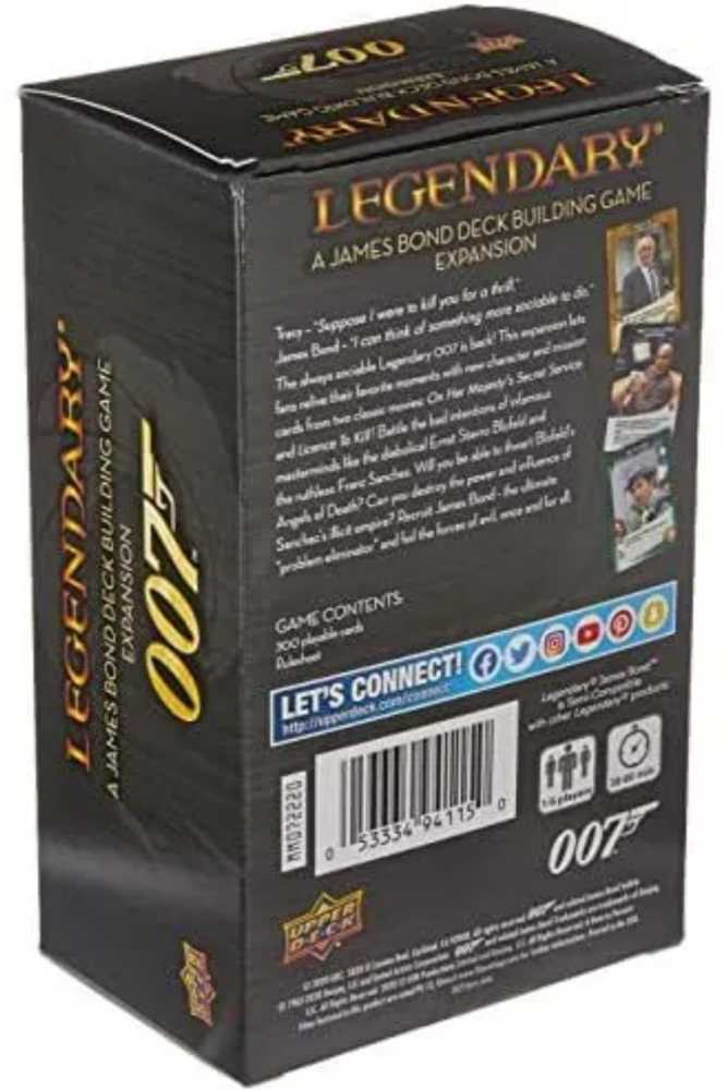 Legendary: James Bond 007 Expansion 1  (1-5) board game collectible [Barcode 053334941150] - Main Image 2