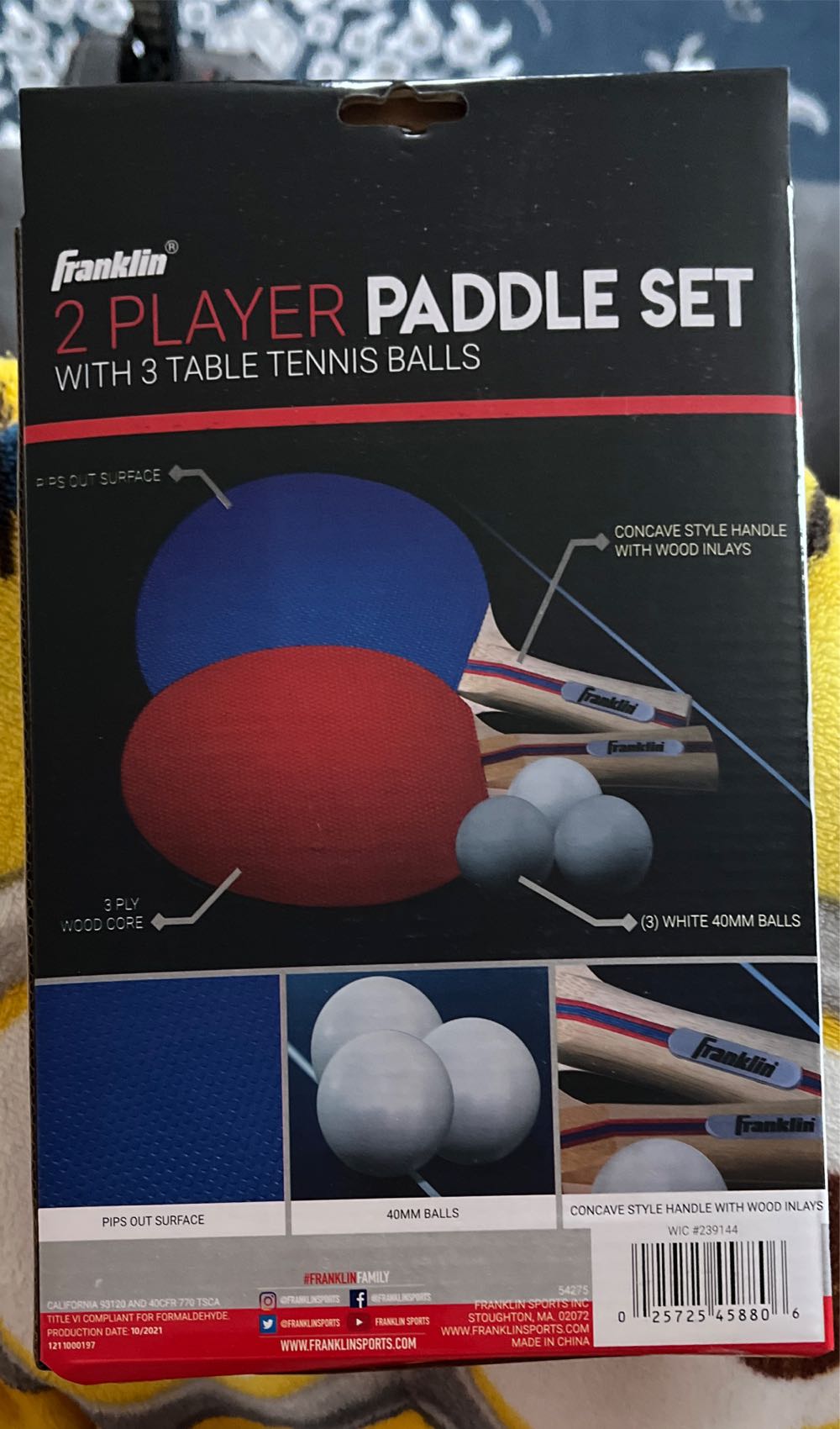 Paddle Set  (2) board game collectible [Barcode 025725458806] - Main Image 2