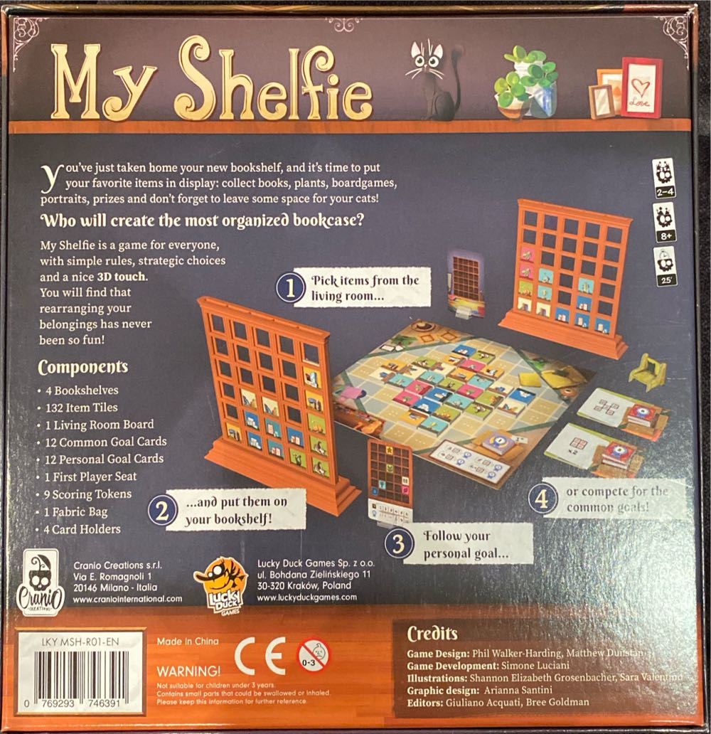 My Shelfie  (2-4) board game collectible [Barcode 769293746391] - Main Image 2