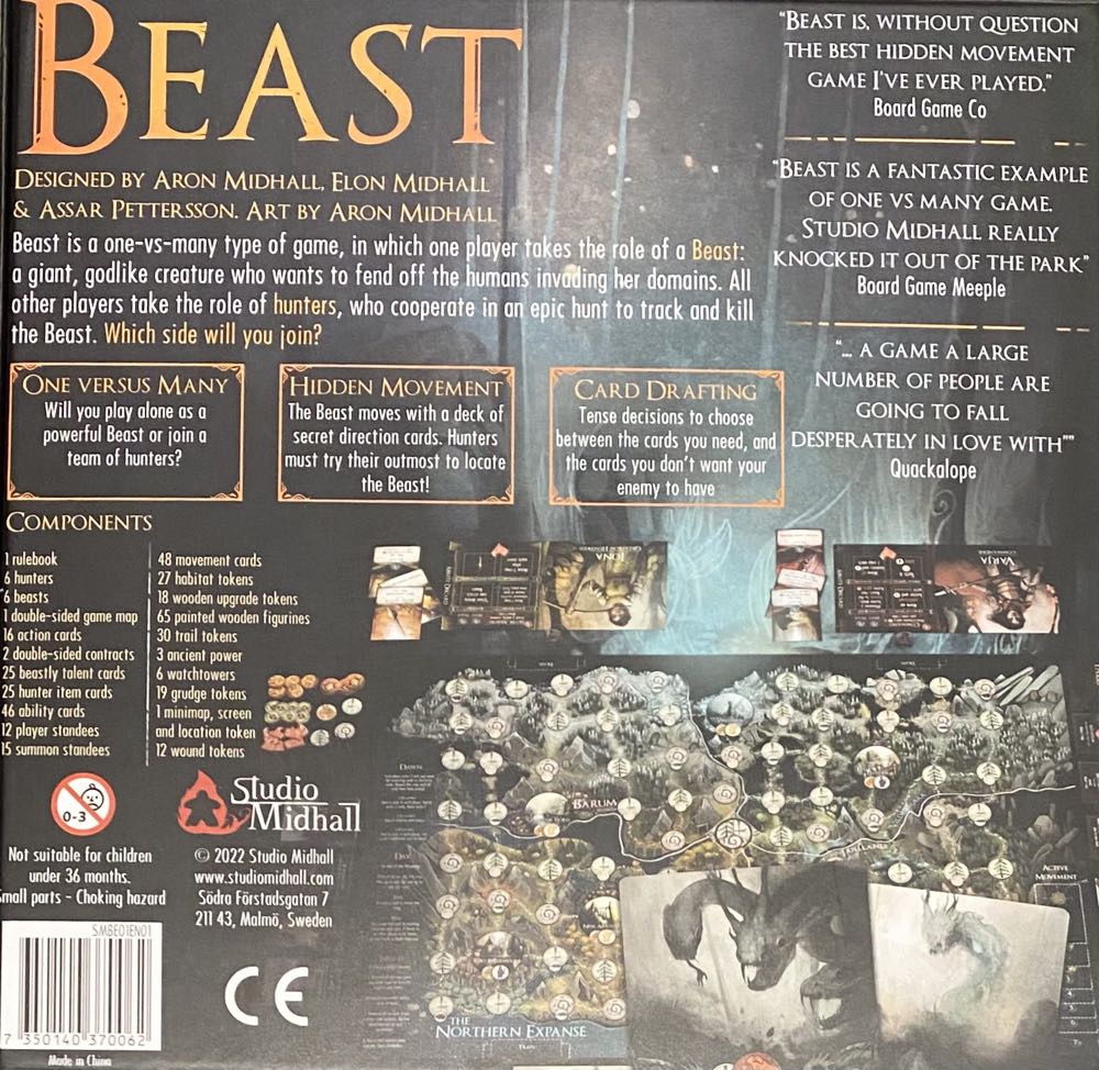 Beast  board game collectible [Barcode 7350140370062] - Main Image 2
