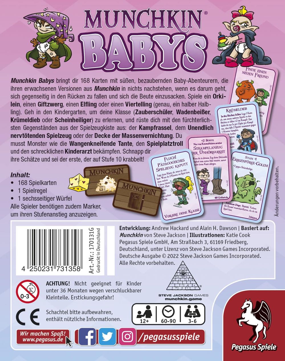 Munchkin Babys  (3-6) board game collectible [Barcode 4250231731358] - Main Image 2