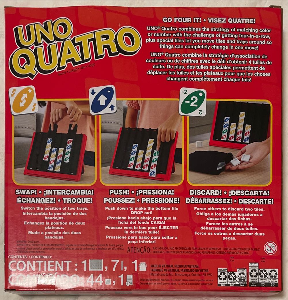 Uno Quatro  board game collectible - Main Image 2