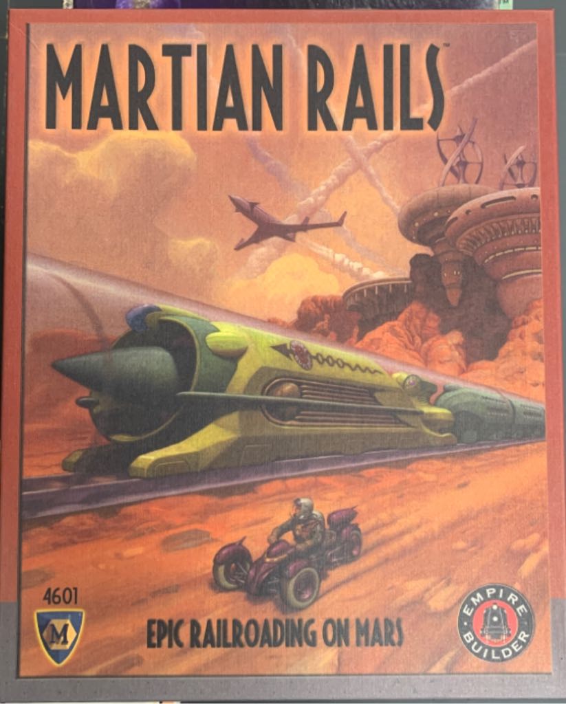 Empire Builder Martian Rails  (2-6) board game collectible - Main Image 1