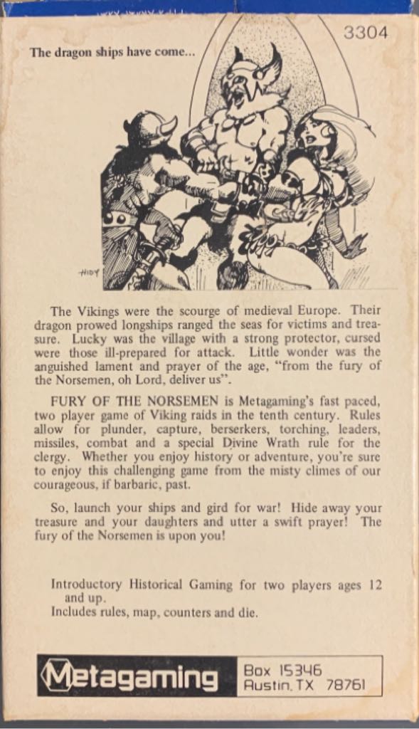 Fury Of The Norsemen, The  (2) board game collectible - Main Image 2