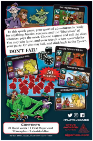 Hack & Slash  (3-6) board game collectible - Main Image 2