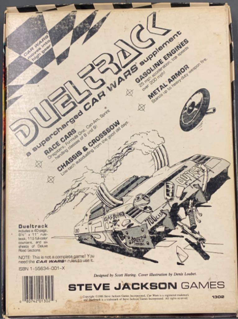 Car Wars: Dueltrack  (2-8) board game collectible [Barcode 080742013025] - Main Image 2