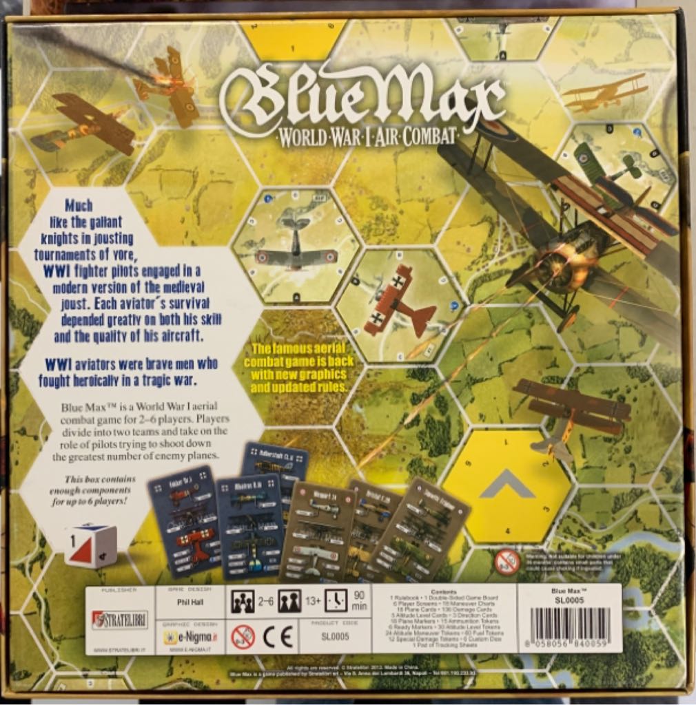 Blue Max Board Game  (2-6) board game collectible [Barcode 8058056840059] - Main Image 2