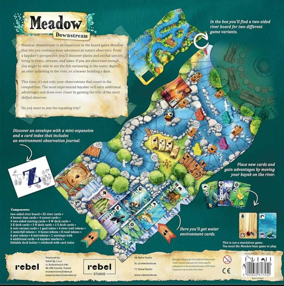 Meadow: Downstream  (1-4) board game collectible [Barcode 5902650617452] - Main Image 2