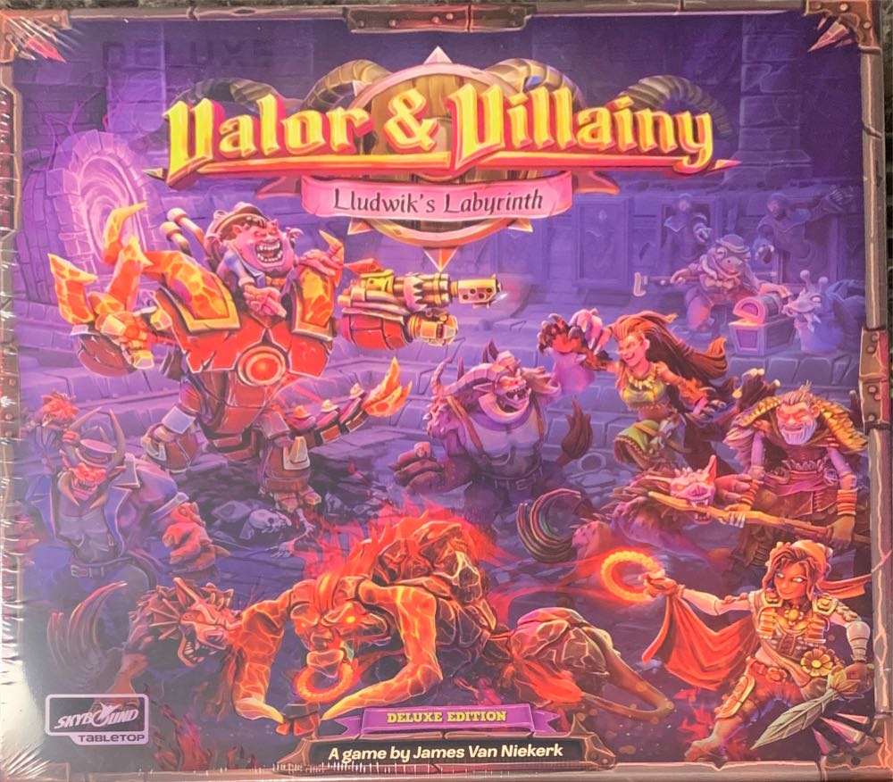 Valor & Villainy: Lludwik’s Labyrinth Deluxe  (1-6) board game collectible [Barcode 811949033994] - Main Image 2