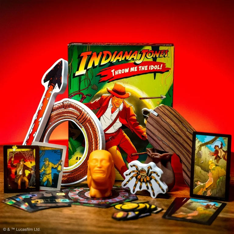 Indiana Jones: THROW ME the IDOL! Game  (2-10) board game collectible [Barcode 889698640251] - Main Image 3