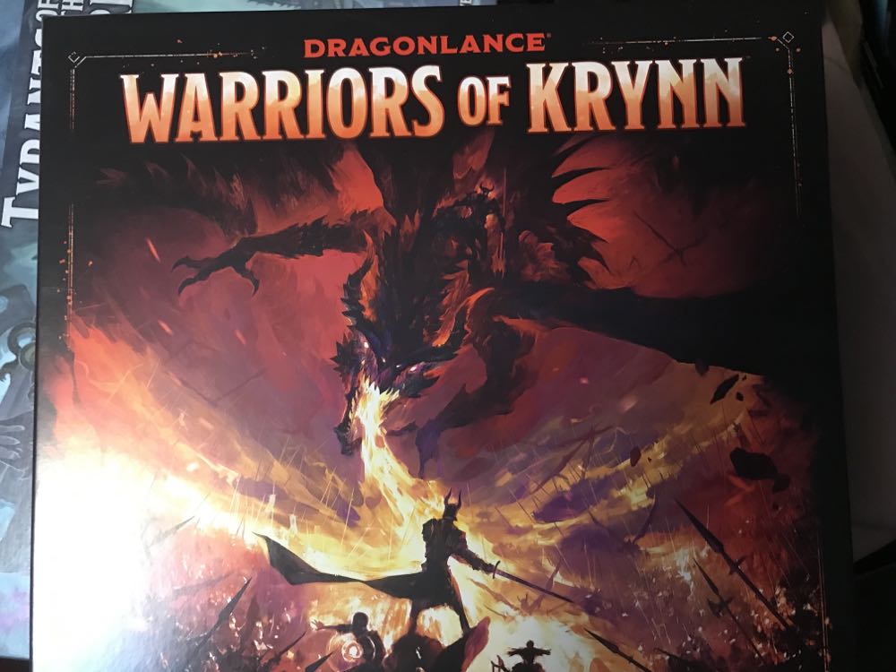 Dragonlance Warriors Of Krynn  board game collectible - Main Image 1