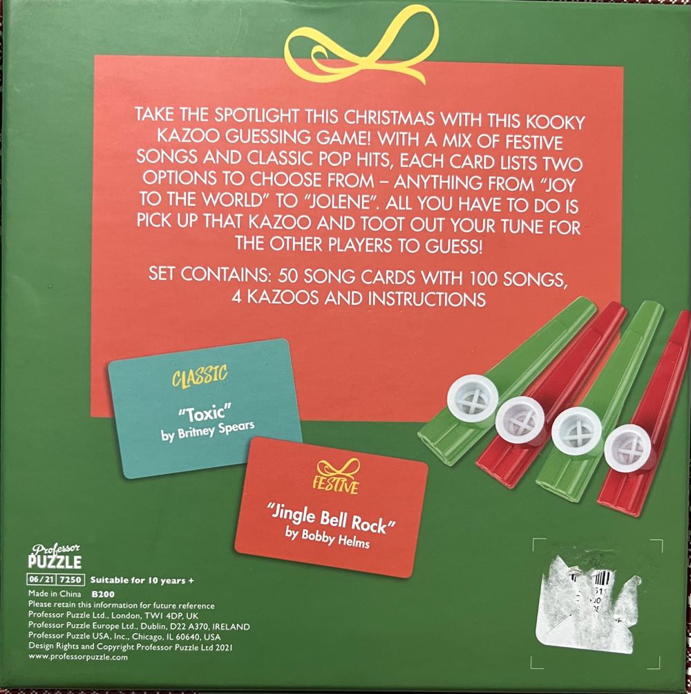 Play That Tune, Holiday  (2+) board game collectible - Main Image 2