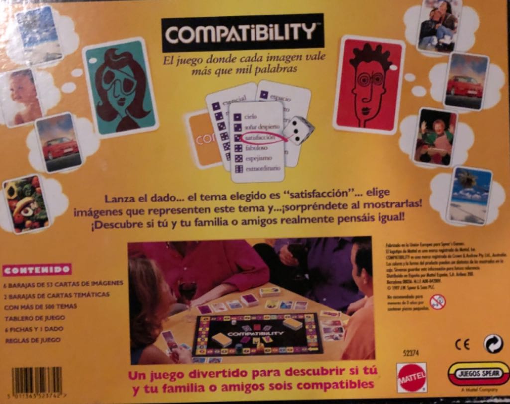 Compatibility (in Spanish)  (2-6) board game collectible [Barcode 5011363523742] - Main Image 2
