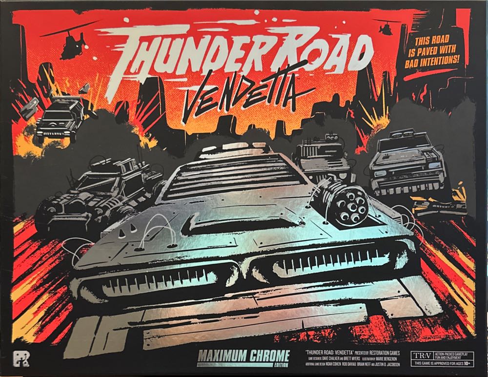 Thunder Road Vendetta: Maximum Chrome Edition  (2-6) board game collectible [Barcode 857476008340] - Main Image 2