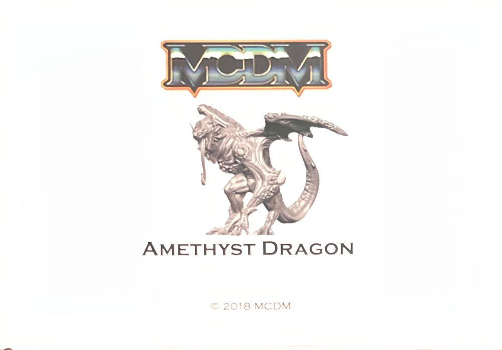 MCDM Amethyst Dragon  board game collectible - Main Image 1