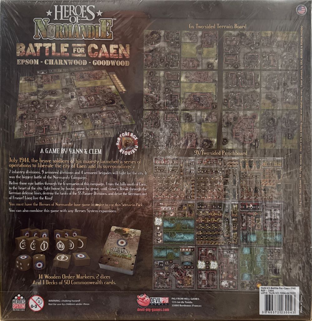 Heroes Of Normandie: Battle For Caen - Battle Pack 2  board game collectible [Barcode 3760372230043] - Main Image 2
