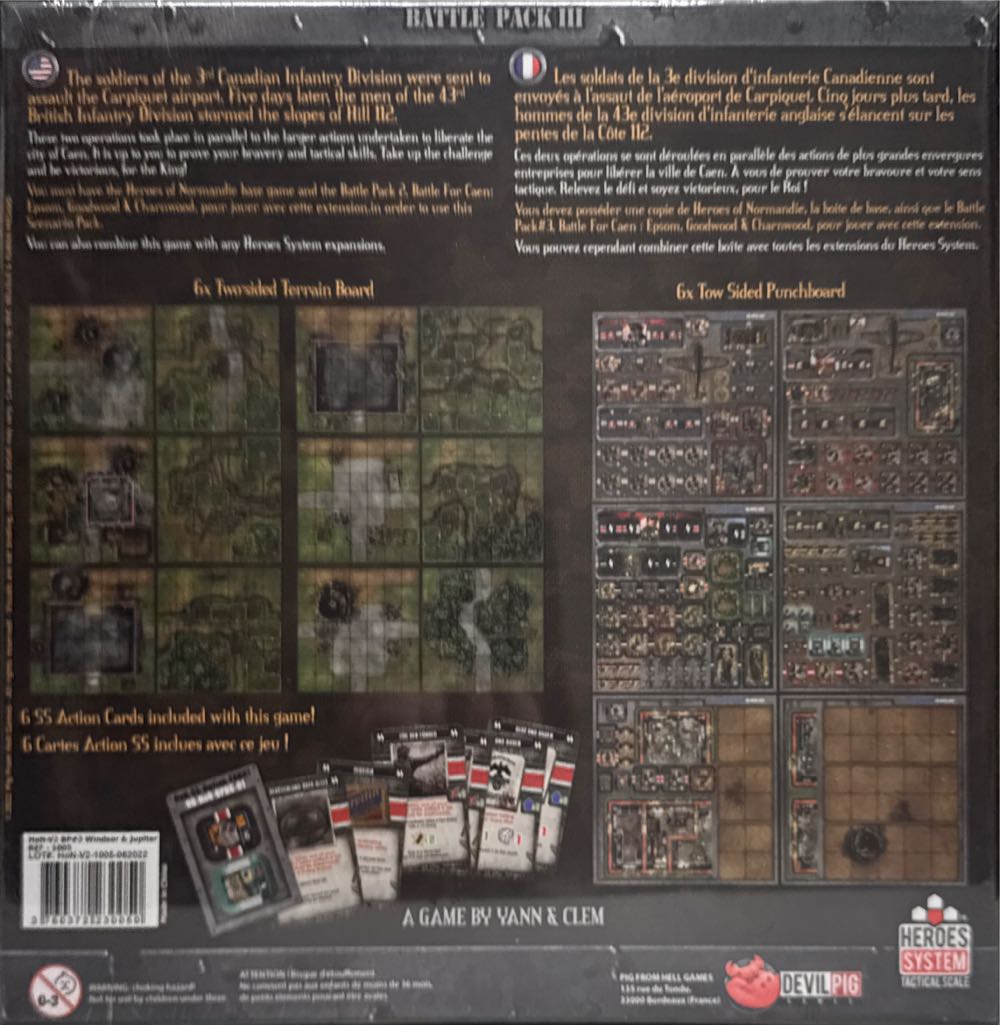 Heroes Of Normandie: Battle For Caen - Battle Pack 3  board game collectible [Barcode 3760372230050] - Main Image 2