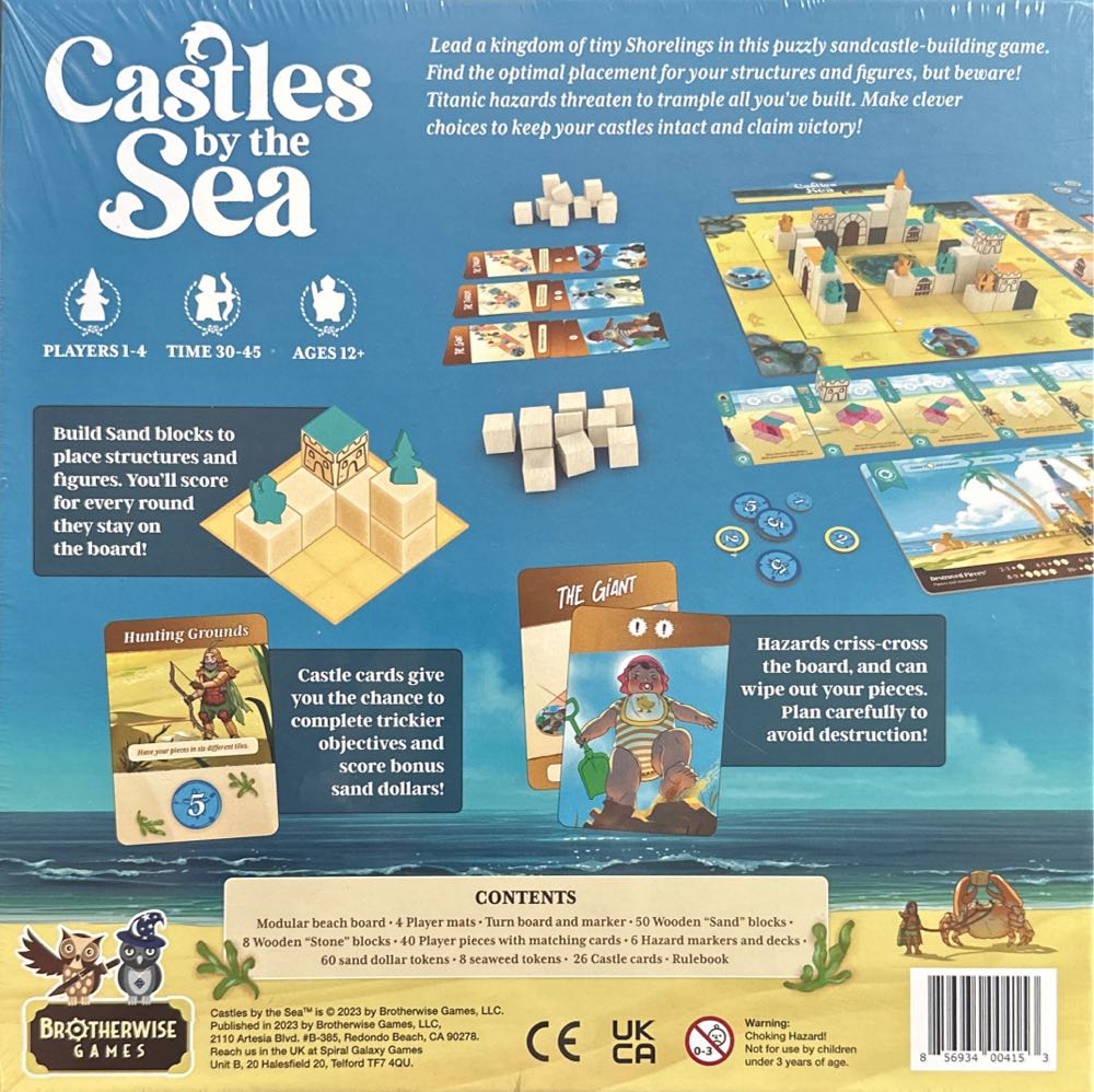 Castles by the Sea  (1-4) board game collectible [Barcode 856934004153] - Main Image 2