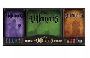 Disney Ultimate Disney Villainous Bundle Base & Two Expansions New Sealed Ravensburger Core 3 Pack 2 By Disney Marvel Brand  board game collectible [Barcode 810558019368] - Main Image 1