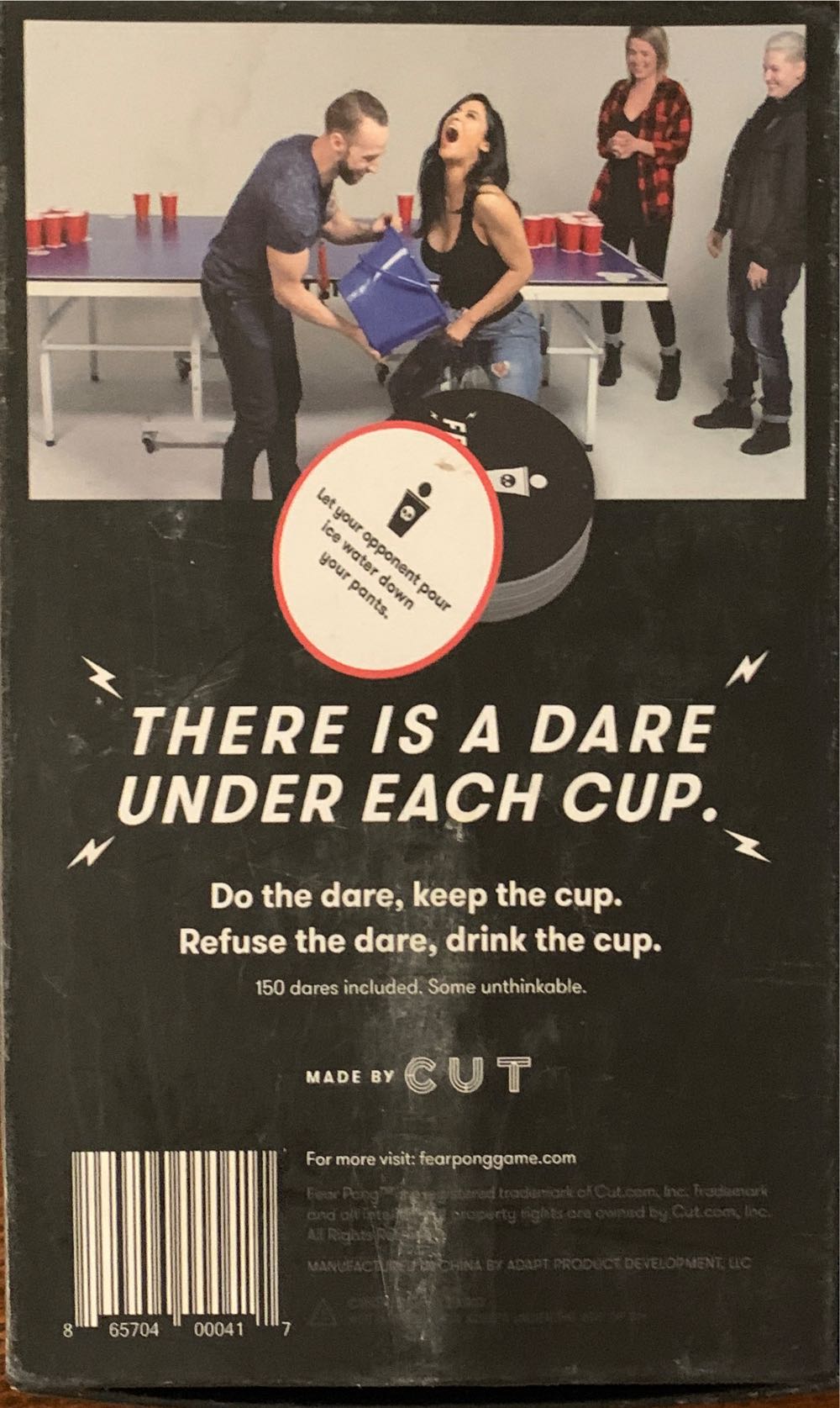 Fear Pong  (2-8) board game collectible [Barcode 865704000417] - Main Image 2