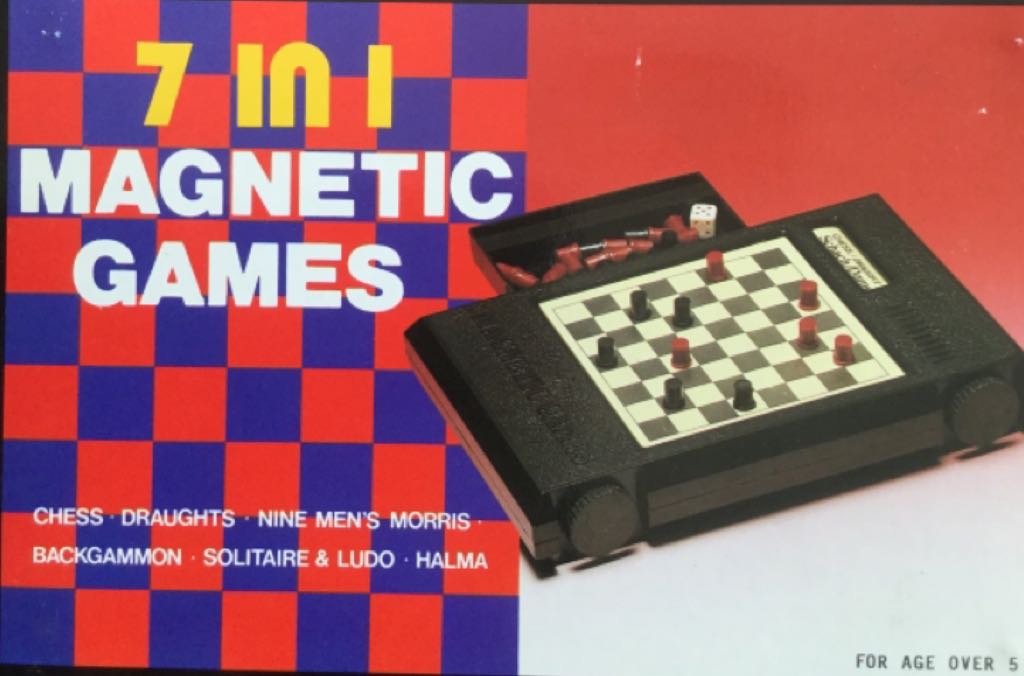 7 in 1 magnetic games  board game collectible [Barcode 4892172201004] - Main Image 2