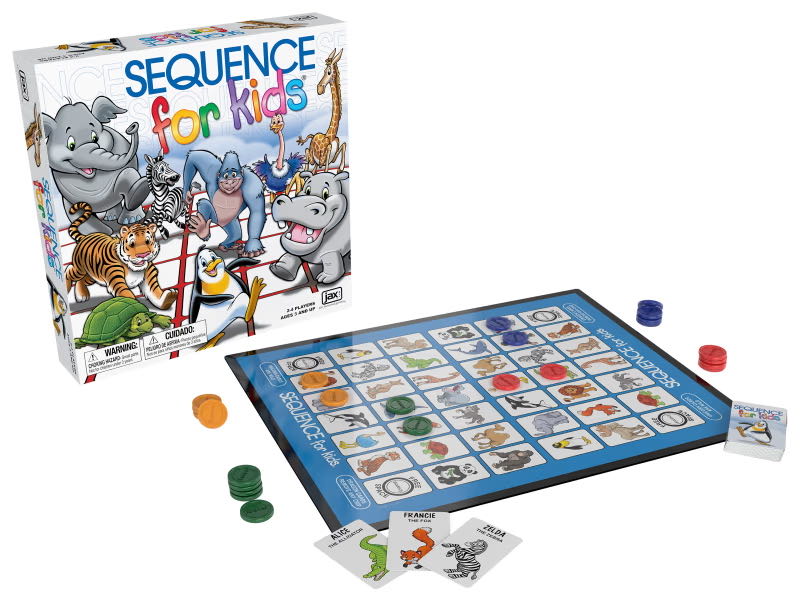 Sequence for Kids (2–4 players | 3+ | ? min.)  (2–4) board game collectible [Barcode 035261082069] - Main Image 2