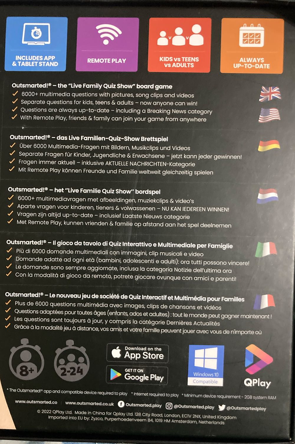 Outsmarted!  (2-24) board game collectible [Barcode 5060964690001] - Main Image 3