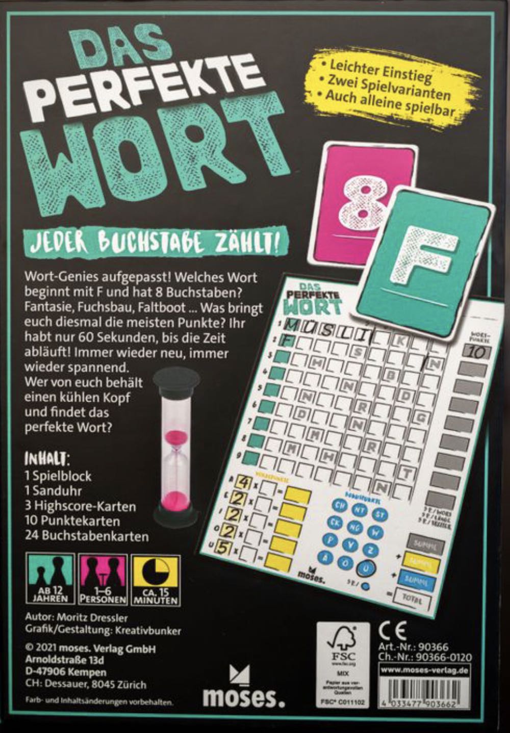 Das perfekte Wort  (1-6) board game collectible - Main Image 2