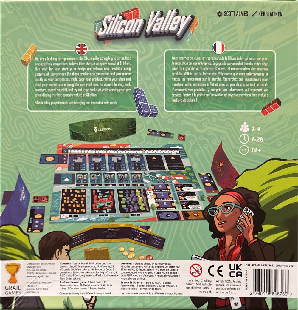 Silicon Valley  (1-4) board game collectible [Barcode 3760146646766] - Main Image 2