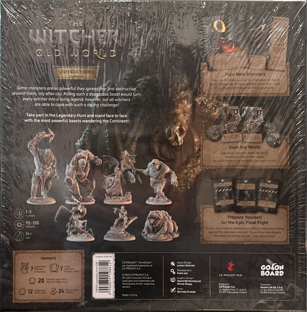 The Witcher: Old World - Legendary Hunt  board game collectible [Barcode 5906874198612] - Main Image 2