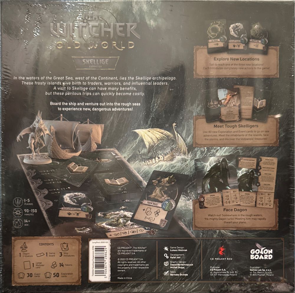 The Witcher: Old World - Skellige Expansion  board game collectible [Barcode 5906874198629] - Main Image 2