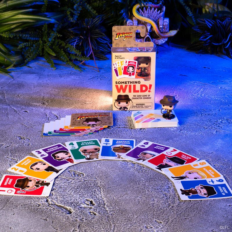 FUNKO SOMETHING WILD!® Card Game INDIANA JONES Edition  (2-4) board game collectible [Barcode 889698629997] - Main Image 3
