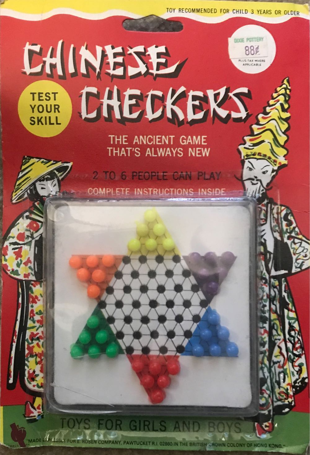 Travel Chinese Checkers  board game collectible - Main Image 1
