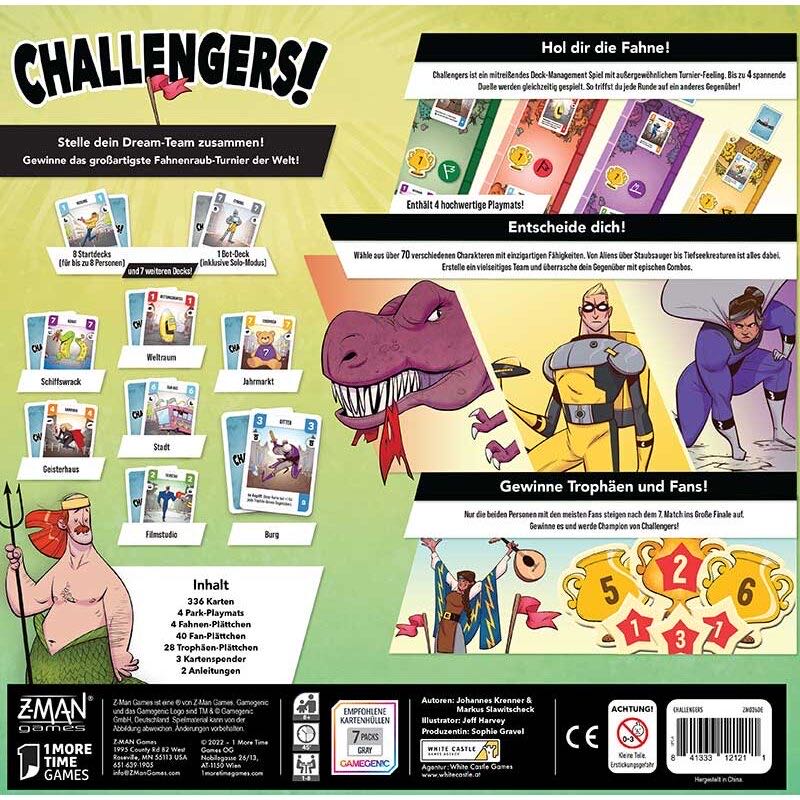 Challengers!  (8) board game collectible [Barcode 841333121211] - Main Image 2