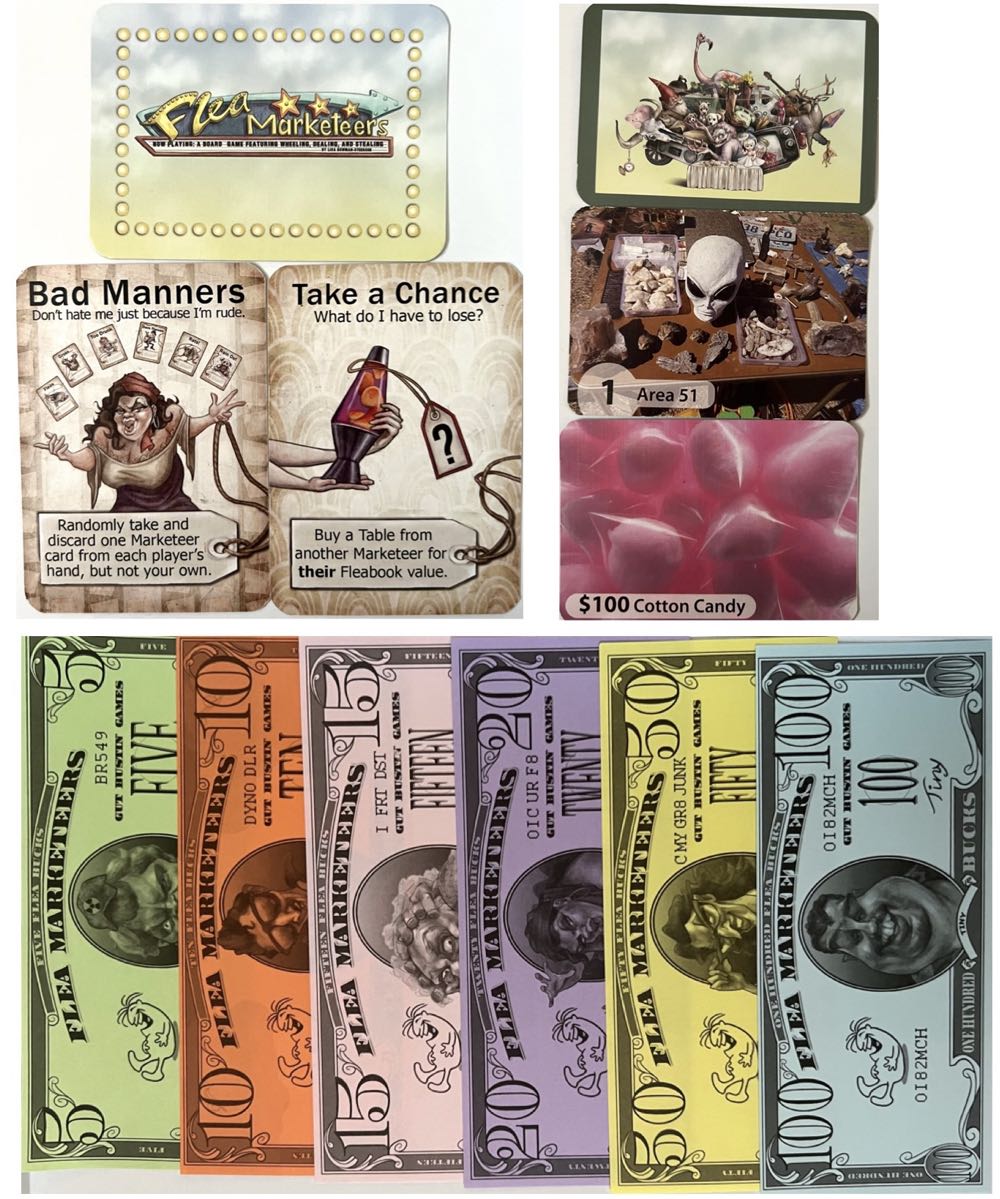 Flea Marketeers  (2-6) board game collectible [Barcode 051907130284] - Main Image 3