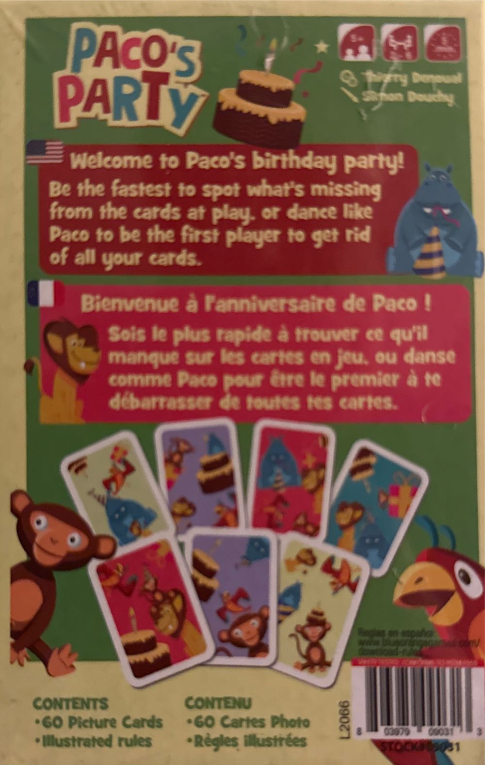 Paco’s Party  (2-6) board game collectible [Barcode 803979090313] - Main Image 2