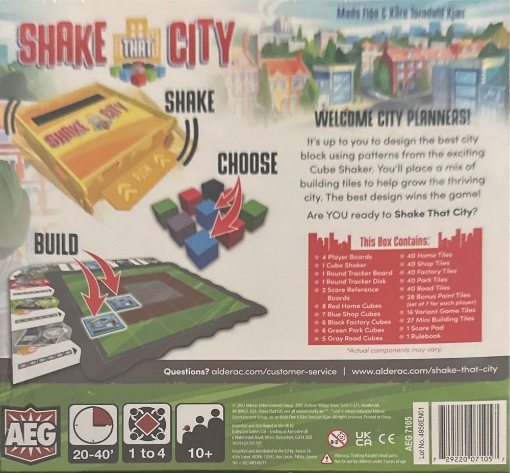 Shake That City  (1-4) board game collectible [Barcode 729220071057] - Main Image 2