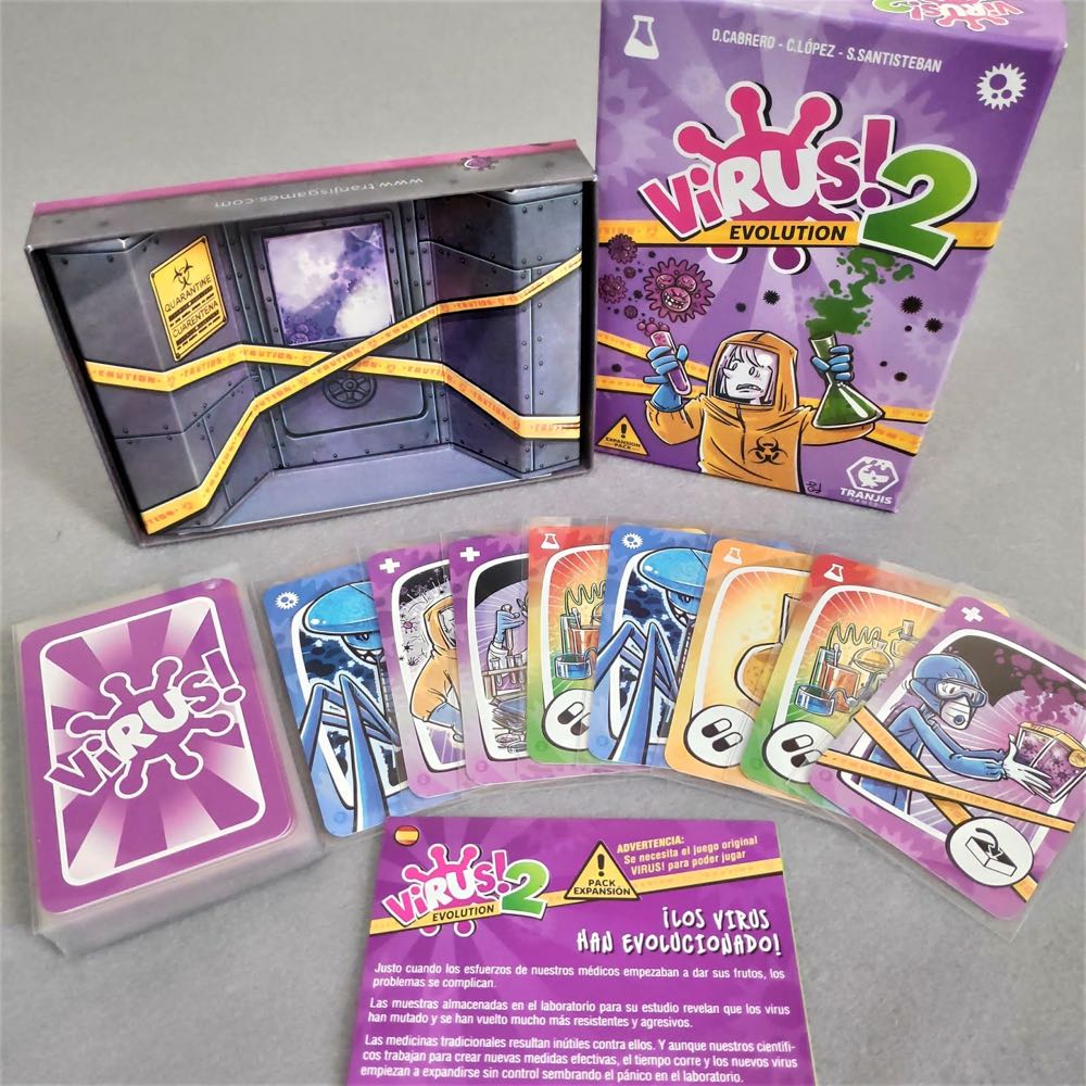 VIRUS! 2: EVOLUTION - Expansion Pack!  (2-6) board game collectible [Barcode 8425402271438] - Main Image 2