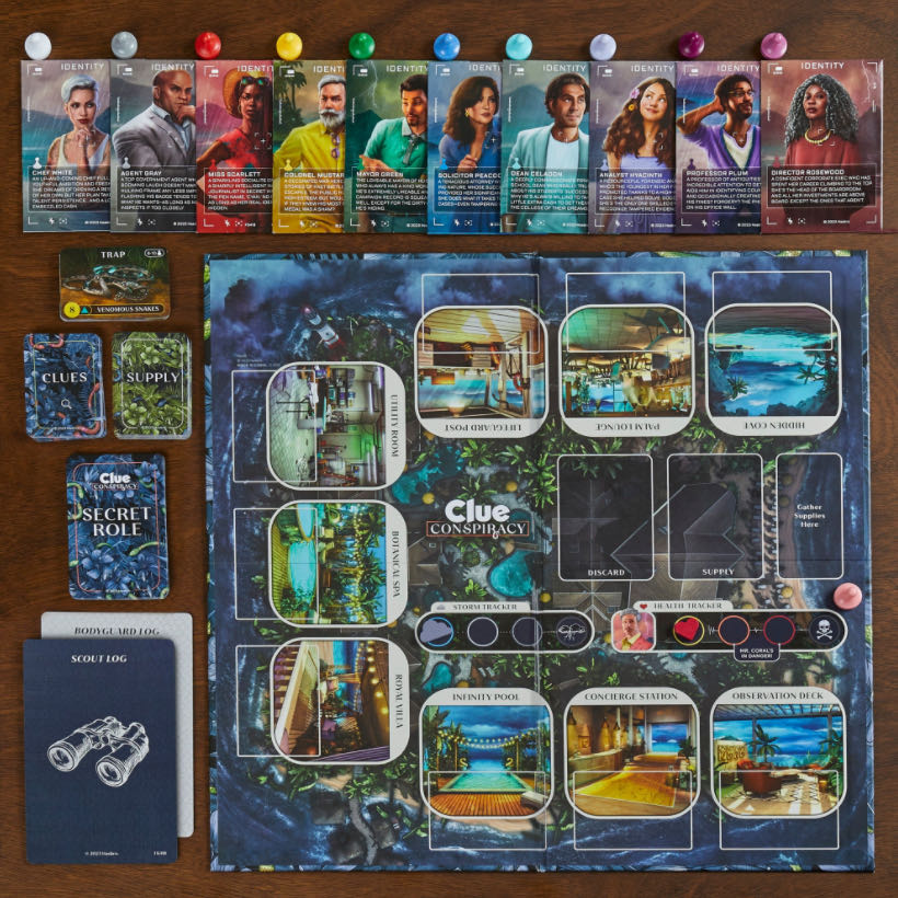 Clue® CONSPIRACY  (4-10) board game collectible [Barcode 195166233994] - Main Image 2
