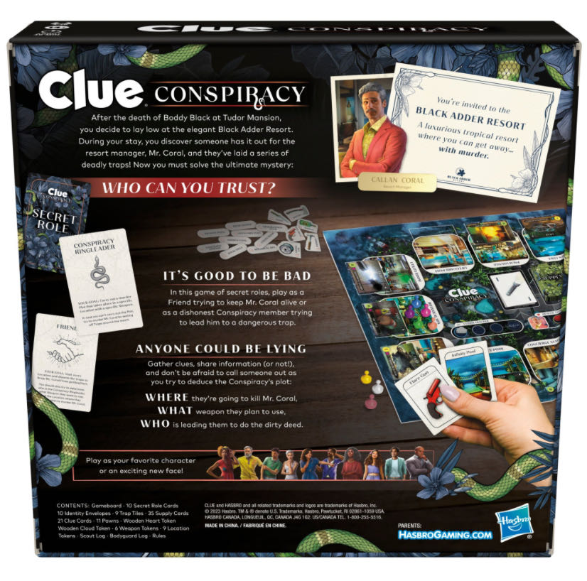 Clue® CONSPIRACY  (4-10) board game collectible [Barcode 195166233994] - Main Image 4