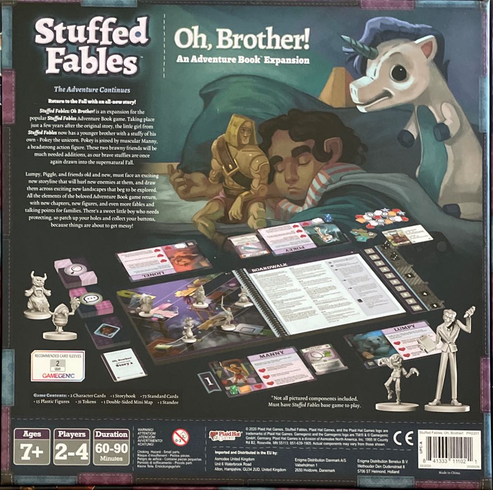 Stuffed Fables: Oh Brother!  (2-4) board game collectible [Barcode 841333111021] - Main Image 2