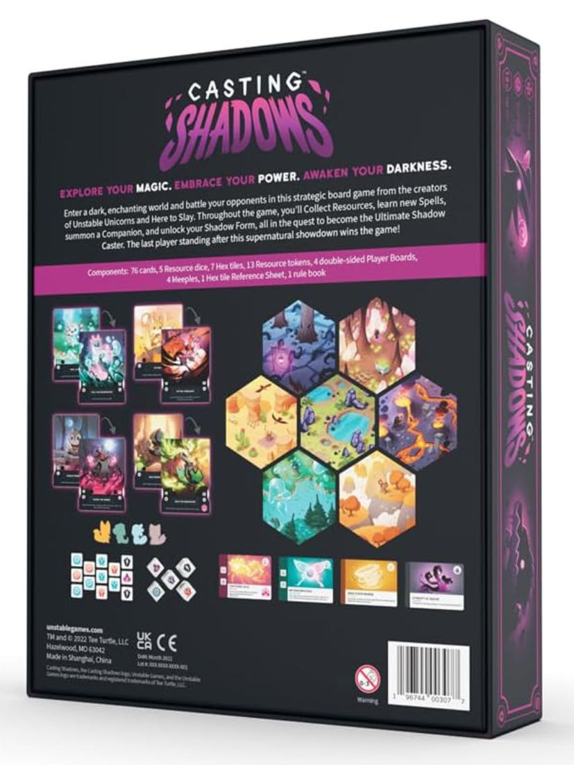 Casting Shadows  (2-4) board game collectible [Barcode 196744003077] - Main Image 2
