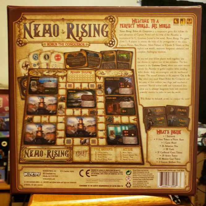 Nemo Rising: Robur The Conqueror | Wizkids Board Game | Andrew Parks & Cattron  board game collectible [Barcode 634482735060] - Main Image 2