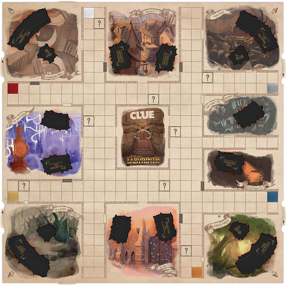 Clue Movies: CLUE® Jim Henson’s LABYRINTH Edition  (2-6) board game collectible [Barcode 700304156792] - Main Image 3