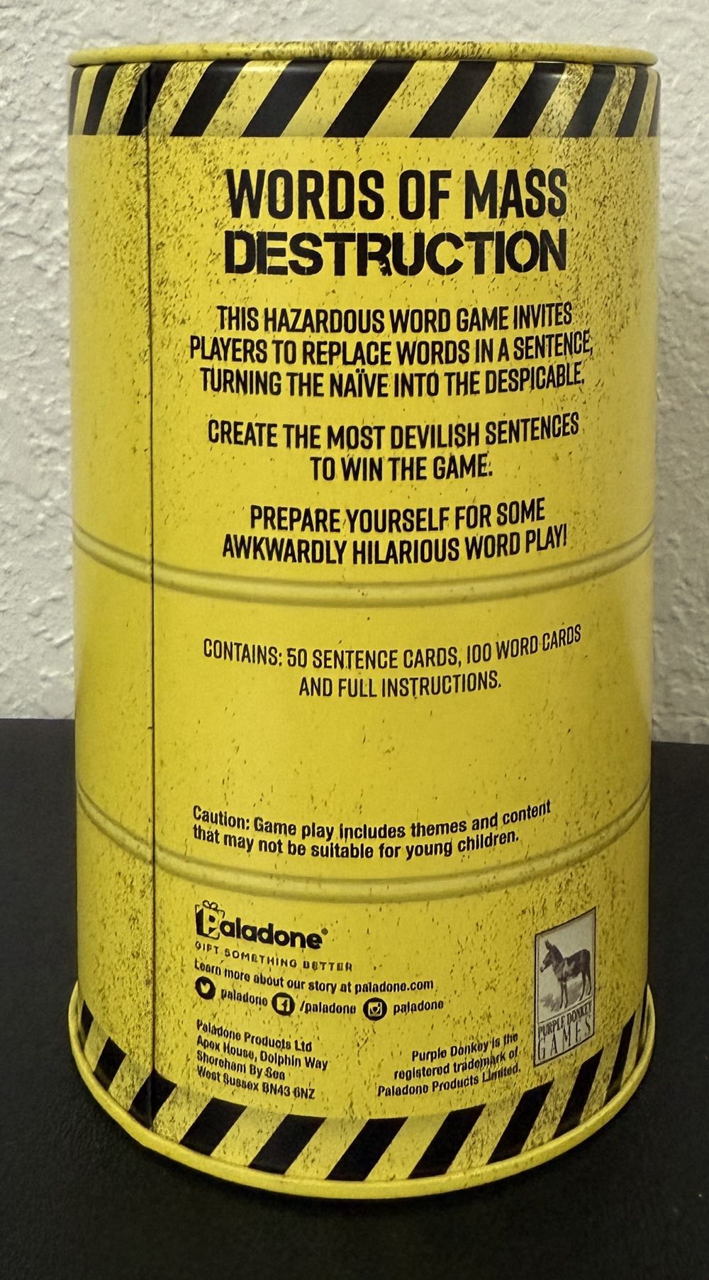 Words Of Mass Destruction The Hazardous Word Game  (2+) board game collectible [Barcode 5055964721633] - Main Image 3